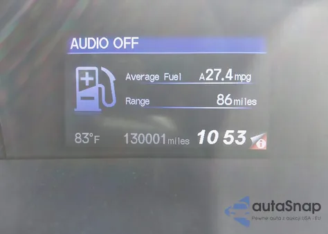 2013 Honda Civic Ex из США, поврежденный, VIN 19XFB2F88DE210355